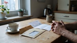 Geöffnetes Schreiben der Staatsanwaltschaft auf einem Tisch – Einstellung des Ermittlungsverfahrens nach § 153a StPO gegen Auflagen